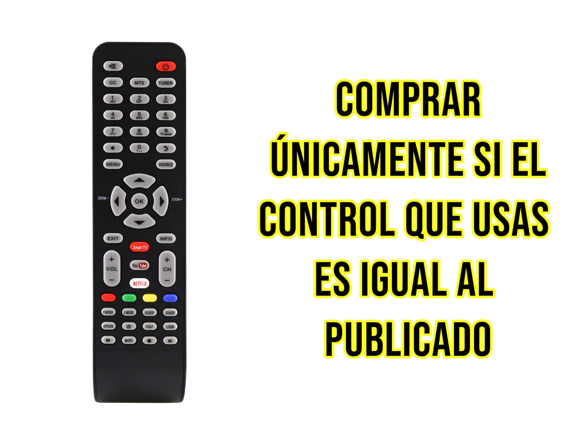 Control Para Hitachi Smart TV - CE-H12ontrol Para Hitachi Smart TV