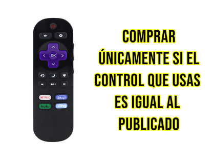 Control para Hisense Roku Smart Tv
