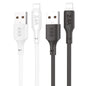 Cable USB a iPhone Negro 2 metros 2.4 A - Negro
