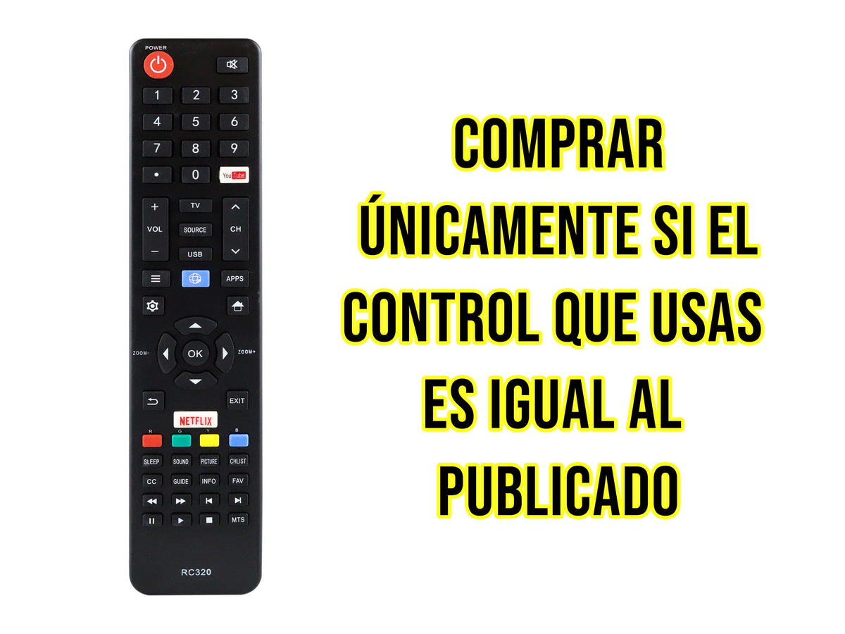 Control Para JVC Smart TV