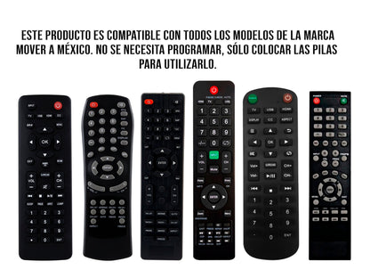 Control para Universal Mover a México Pantalla