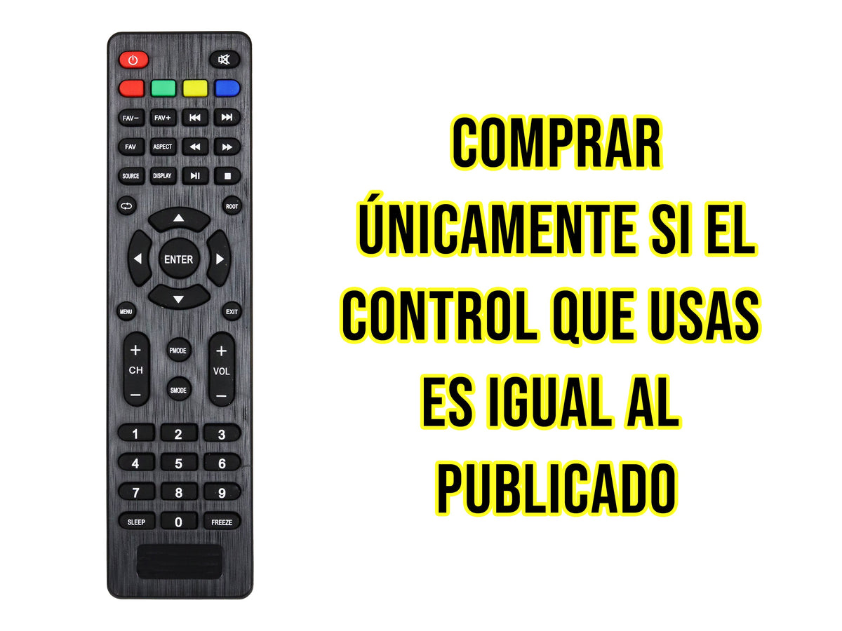 Control Para Polaroid Smart TV - CE-P45ontrol Para Polaroid Smart TV