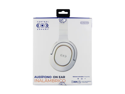 Audífonos Inalámbricos Bluetooth On-Ear 40 hrs, Luz RGB - Azul