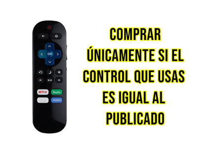 Control Para Hisense Roku Smart TV - CE-RO1ontrol Para Hisense Roku Smart TV