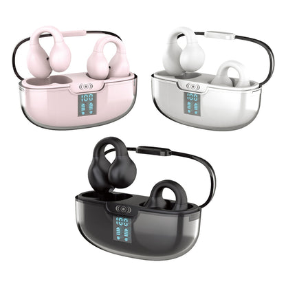 Audífonos Earclips Pro TWS – Control Táctil, Sonido Hi-Fi y Diseño Ergonómico Ultra Ligero - Blanco