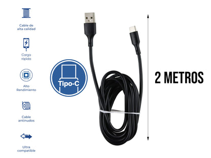 Cable USB a Tipo C - Blanco