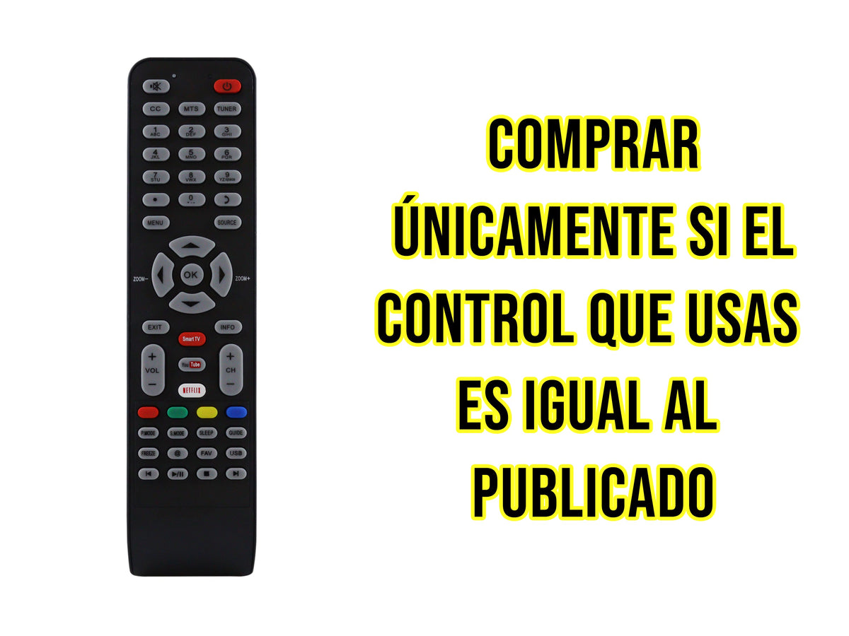 Control Para Fanco Smart TV - CE-TR2ontrol Para Fanco Smart TV