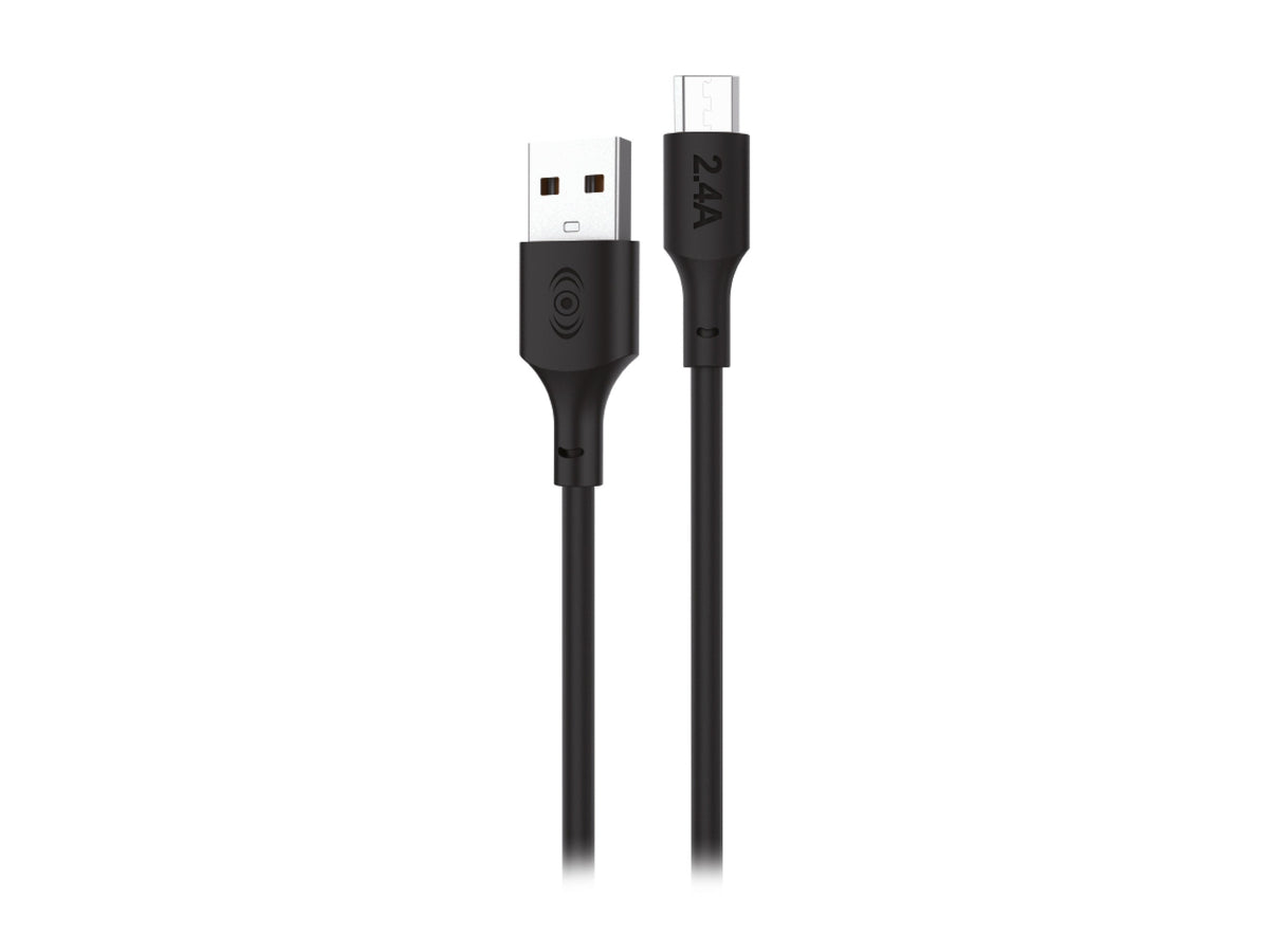 Cable USB a V8 Negro - Negro