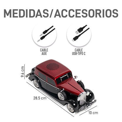 Bocina Bluetooth con Diseño de Automóvil con Función TWS