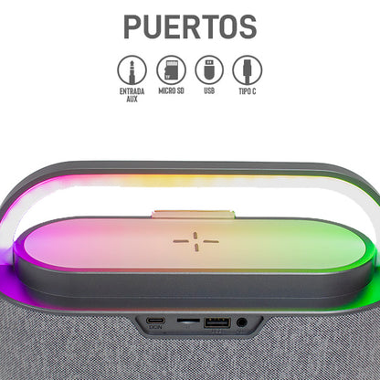 Reloj Despertador con Bocina Bluetooth