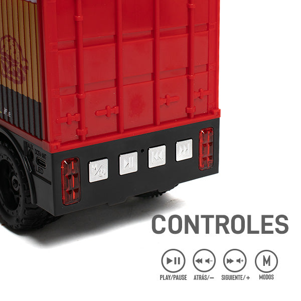 Bocina Bluetooth Diseño de Trailer TWS