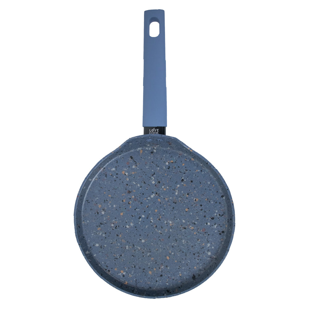 Love Cook Sartén Crepera Línea IH Venecia 26cm- Queen Sense - Azul Verano