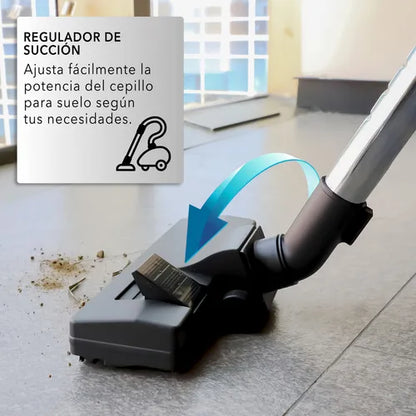 Rca Aspiradora Canister Echo Rc-a2 Color Rojo Color Gris Con Rojo