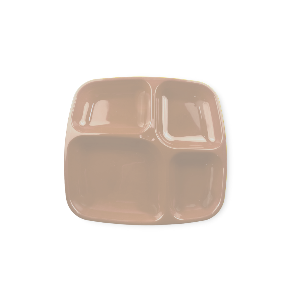 Plato de 4 Divisiones 10" Clásicos - Beige