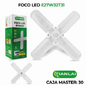 FOCO LED 36W 4 ASPAS E27W32T31