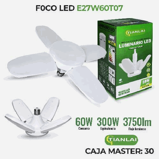 LUMINARIO LED E27W60T07