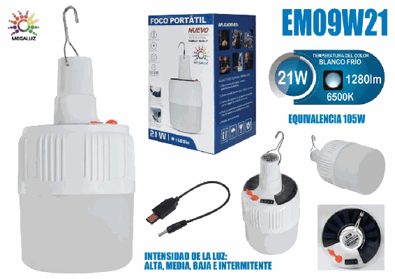 FOCO PORTáTIL.EM09W21