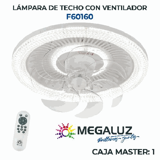 LAMP VENT TECHO F60160
