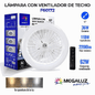 LAMP VENT TECHO F60172