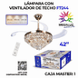 LAMP VENT TECHO F7244