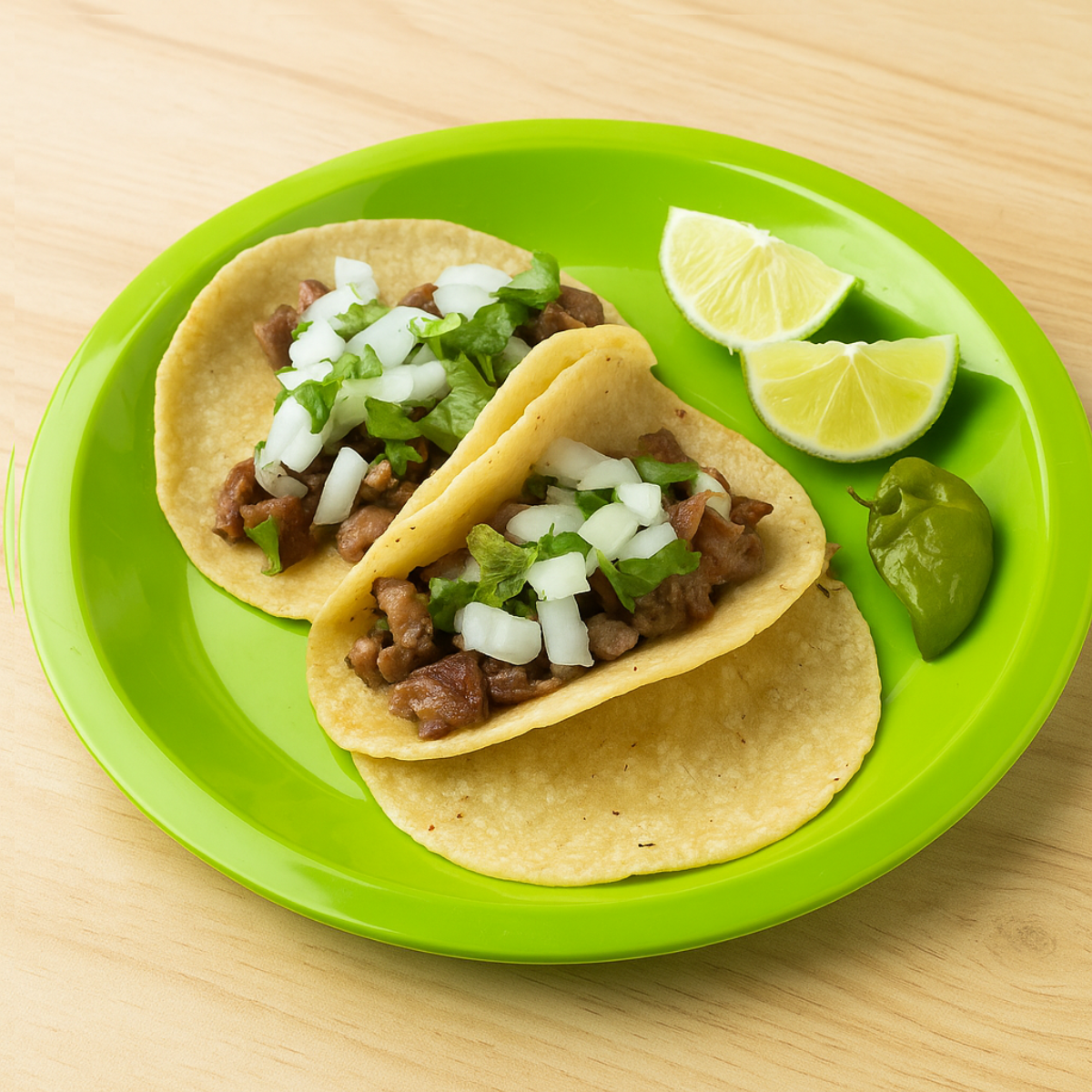 Plato Taquero de plástico 7.5" - Rojo