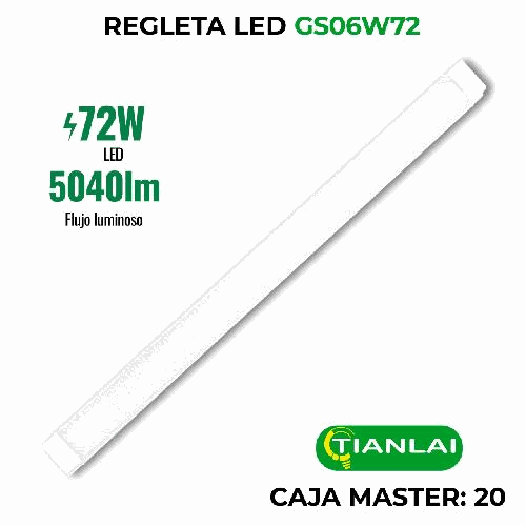 REGLETA LED GS06W72 TIANLAI