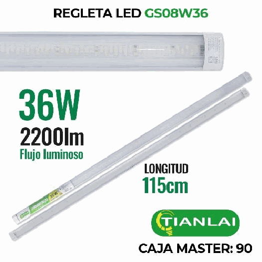 LUMINARIO DE LED GS08W36