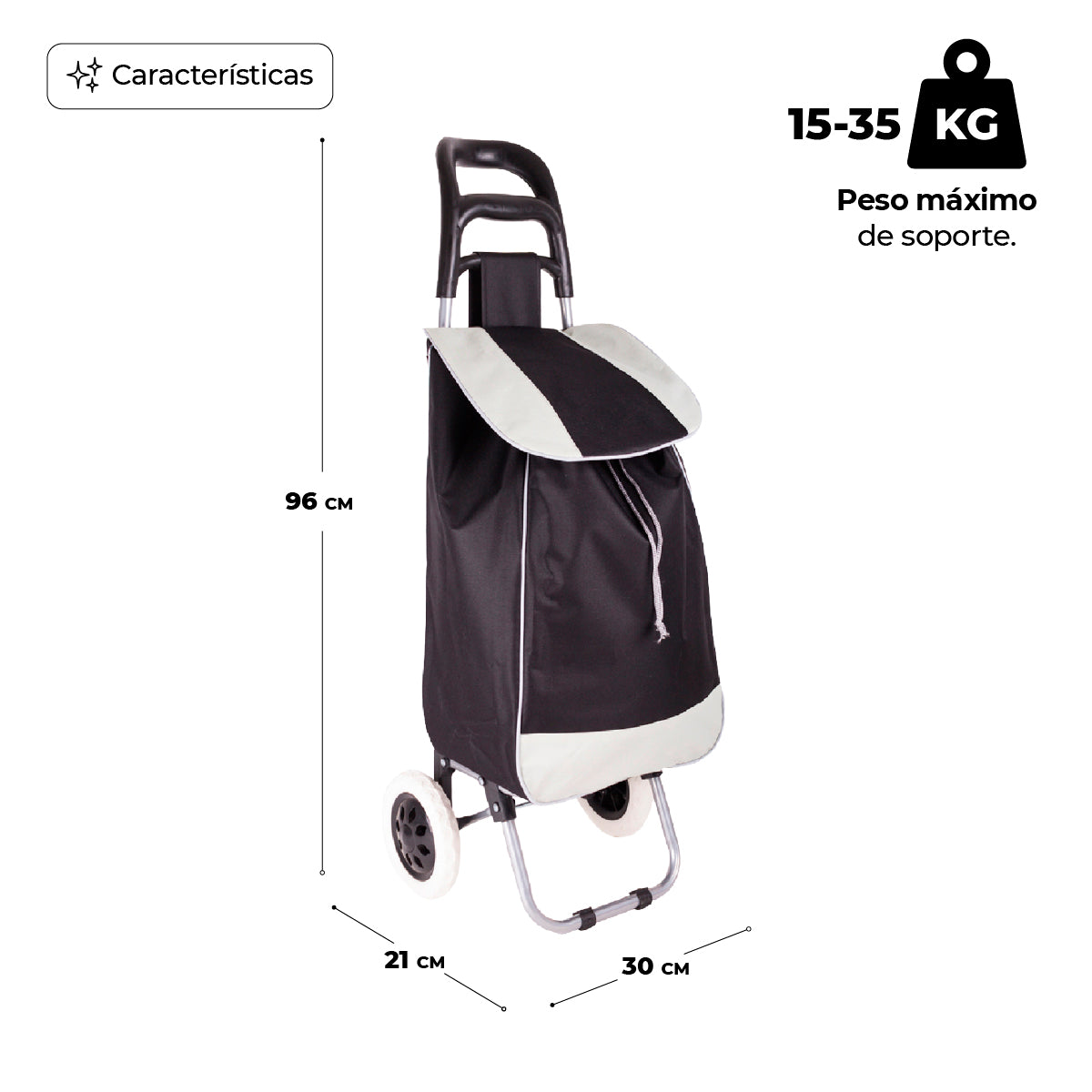 Carrito para Mandado Sencillo - ROJO