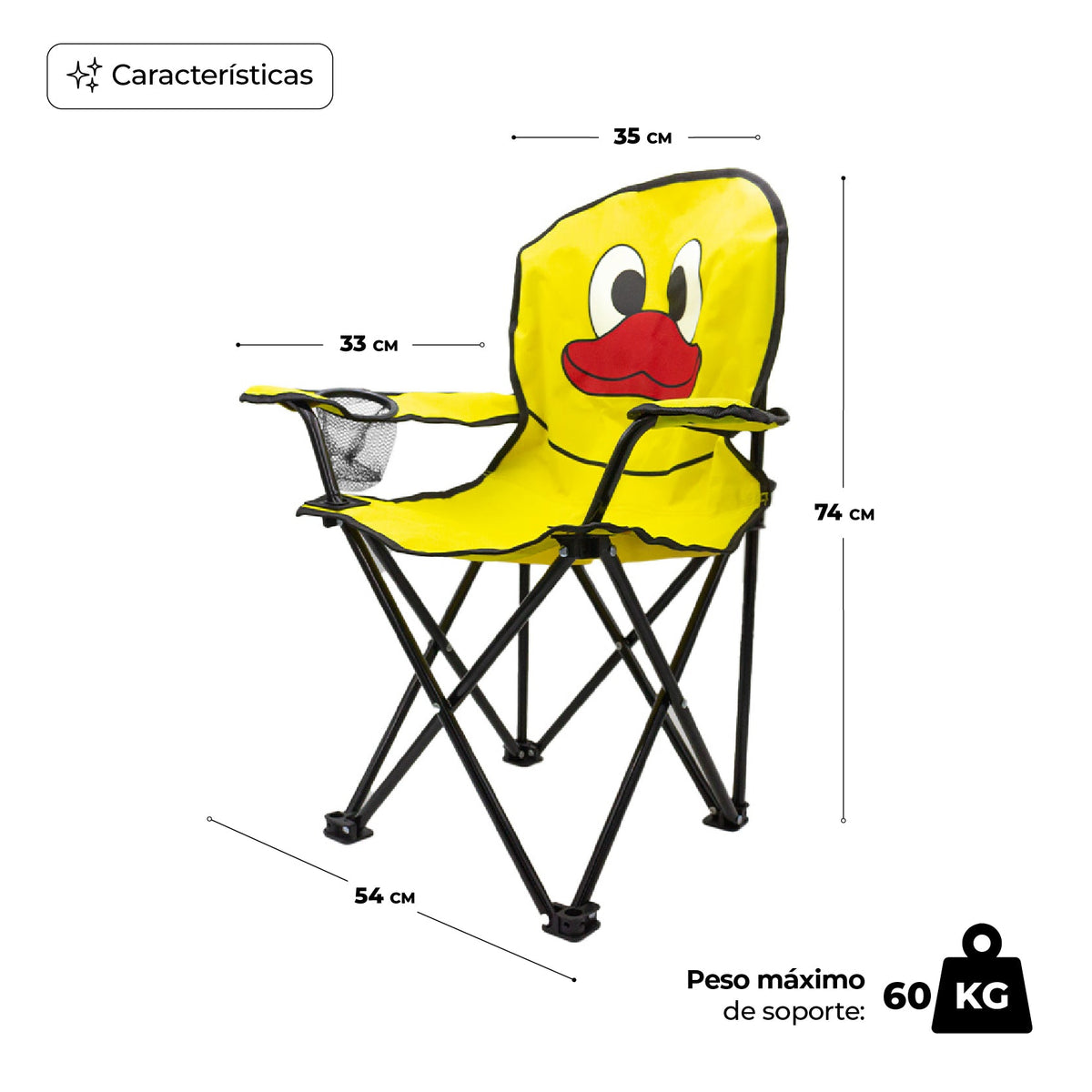Sillas Plegables Para Camping Infantiles - León