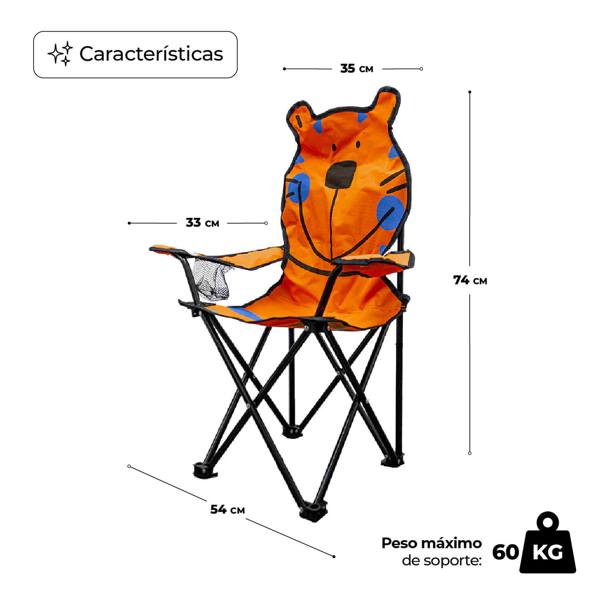 Sillas Plegables Para Camping Infantiles - León
