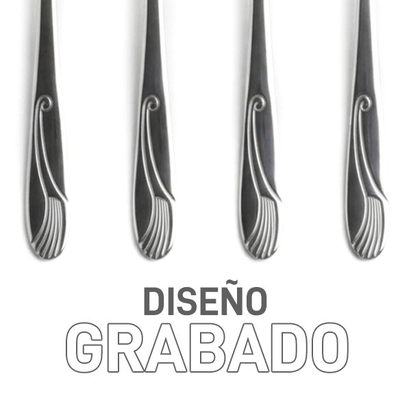 Cucharas de Aluminio, Paquete de 12 Pzs