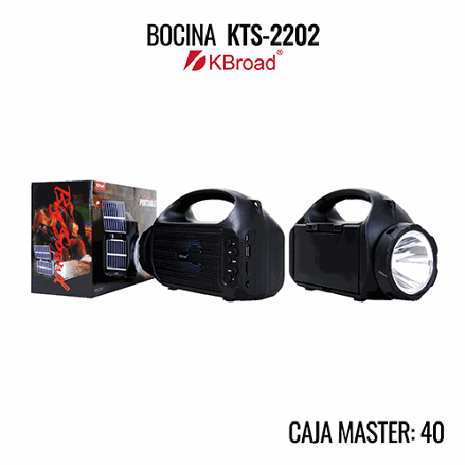 Bocina portátil de 3 pulgadas