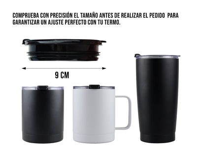 Tapa Termo Acrílico Negra 20 oz - LT-LID20 Tapa Termo Acrílico Negra 20 oz
