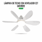 LAMP VENT TECHO LV51W22