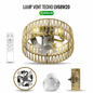 LAMP VENT TECHO LV68W20