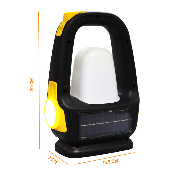Linterna LED de Emergencia con Panel Solar