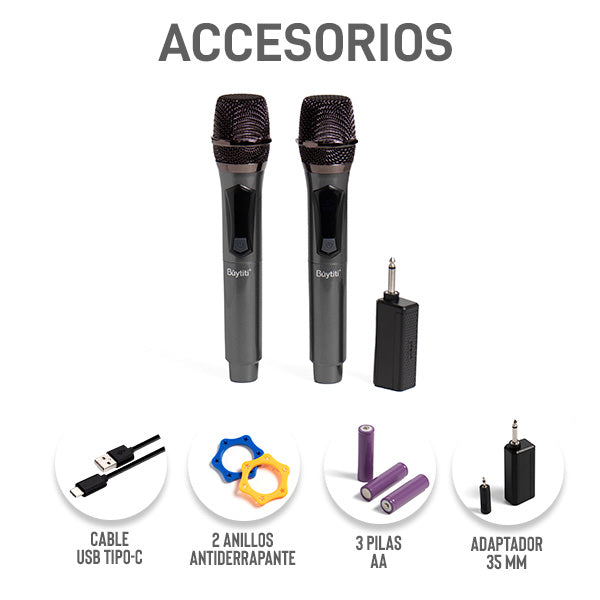 Micrófonos Dúo Inalámbricos