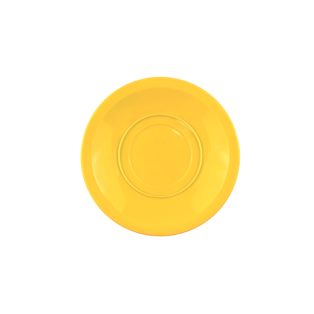 Plato Pastelero de plástico 6.5" - Amarillo