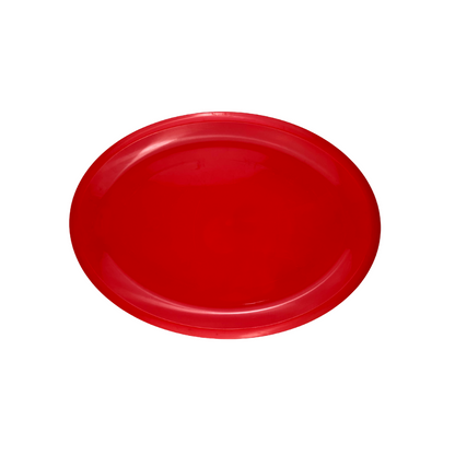 Plato Tampiqueño ovalado 11" - Rojo