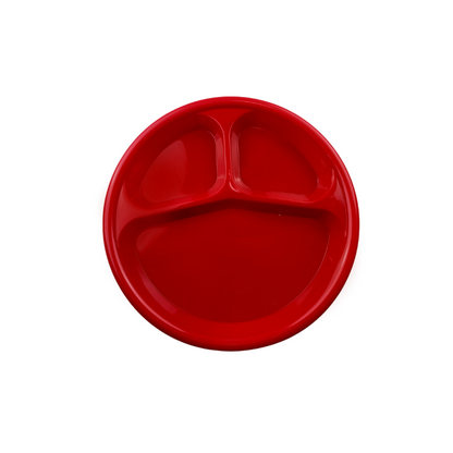 Plato de 3 Divisiones 9" - Rosa palido