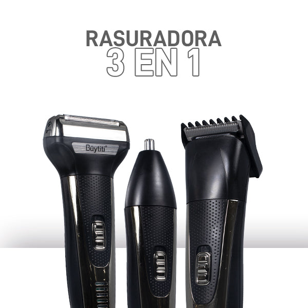 Rasuradora Eléctrica 3 en 1