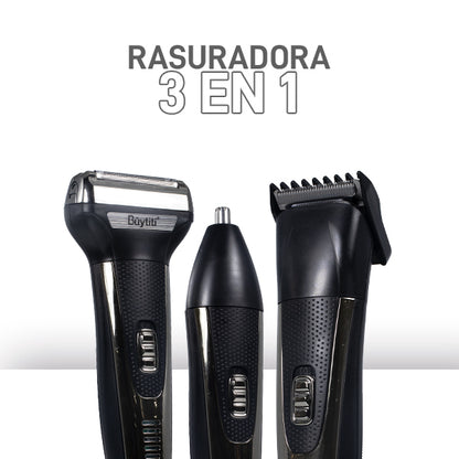 Rasuradora Eléctrica 3 en 1