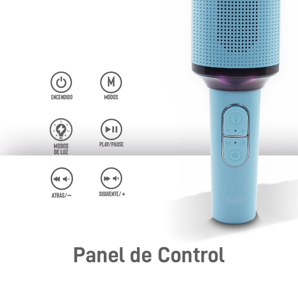 Micrófono Karaoke con Bluetooth y Conexión TWS