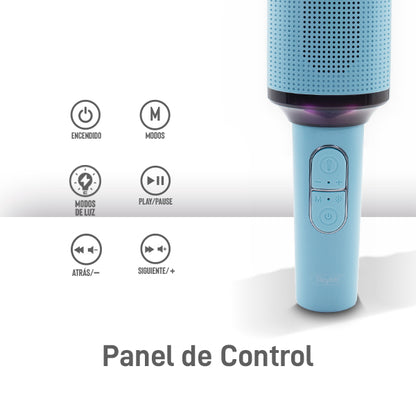 Micrófono Karaoke con Bluetooth y Conexión TWS