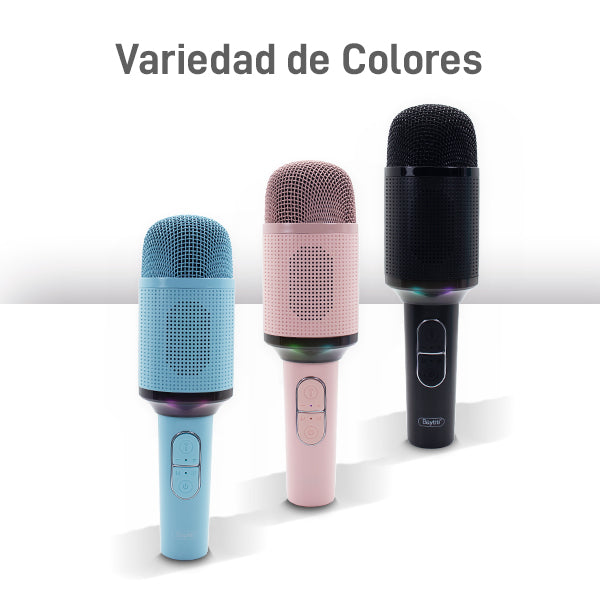 Micrófono Karaoke con Bluetooth y Conexión TWS