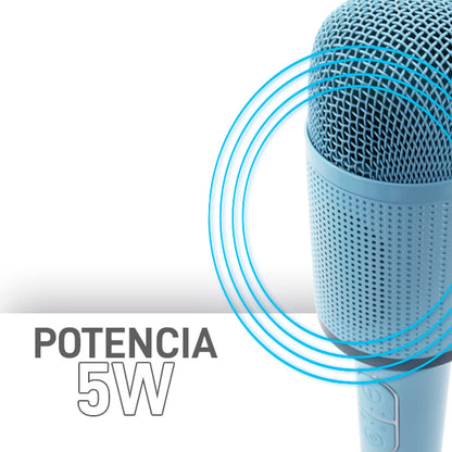 Micrófono Karaoke con Bluetooth y Conexión TWS