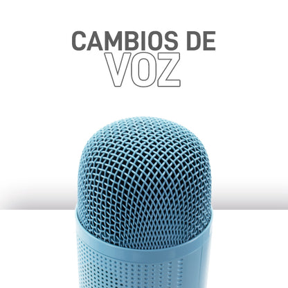 Micrófono Karaoke con Bluetooth y Conexión TWS
