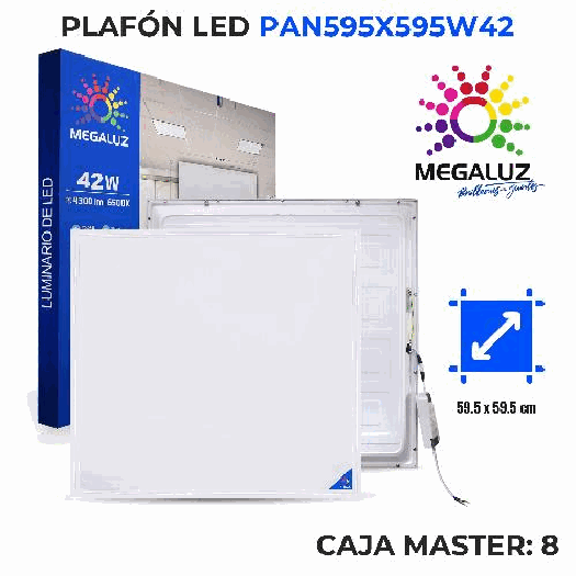 LUMINARIA LED PAN595X595W42