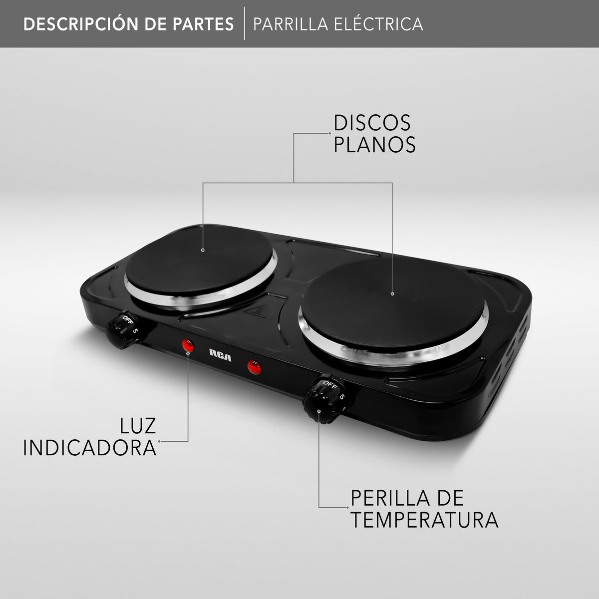 Parrilla Eléctrica RC2000N