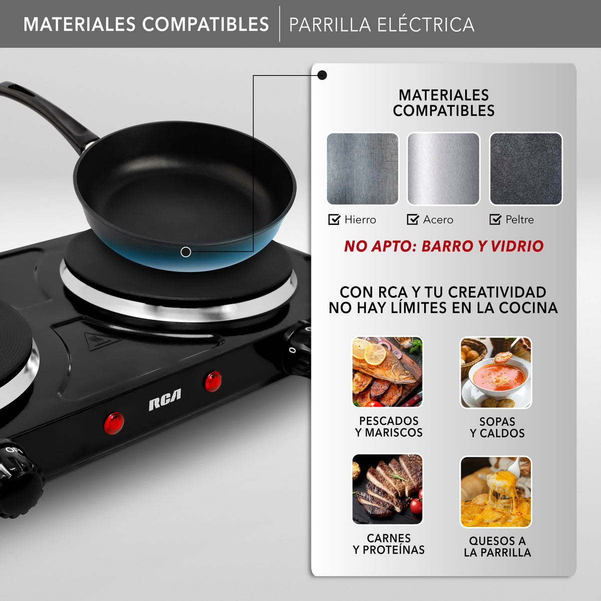 Parrilla Eléctrica RC2000N